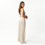 Clara Spodnie w Stylu Relaxed Straight