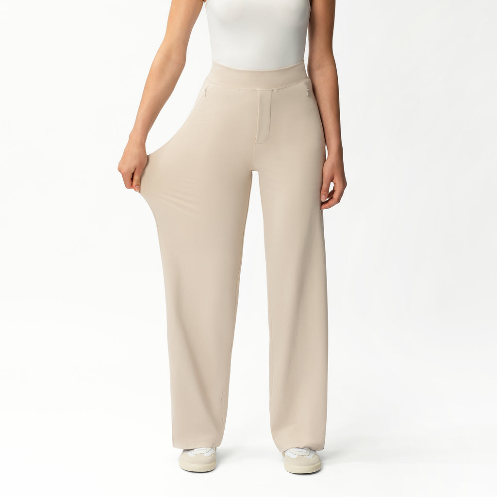 Clara Spodnie w Stylu Relaxed Straight