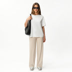 Clara Spodnie w Stylu Relaxed Straight