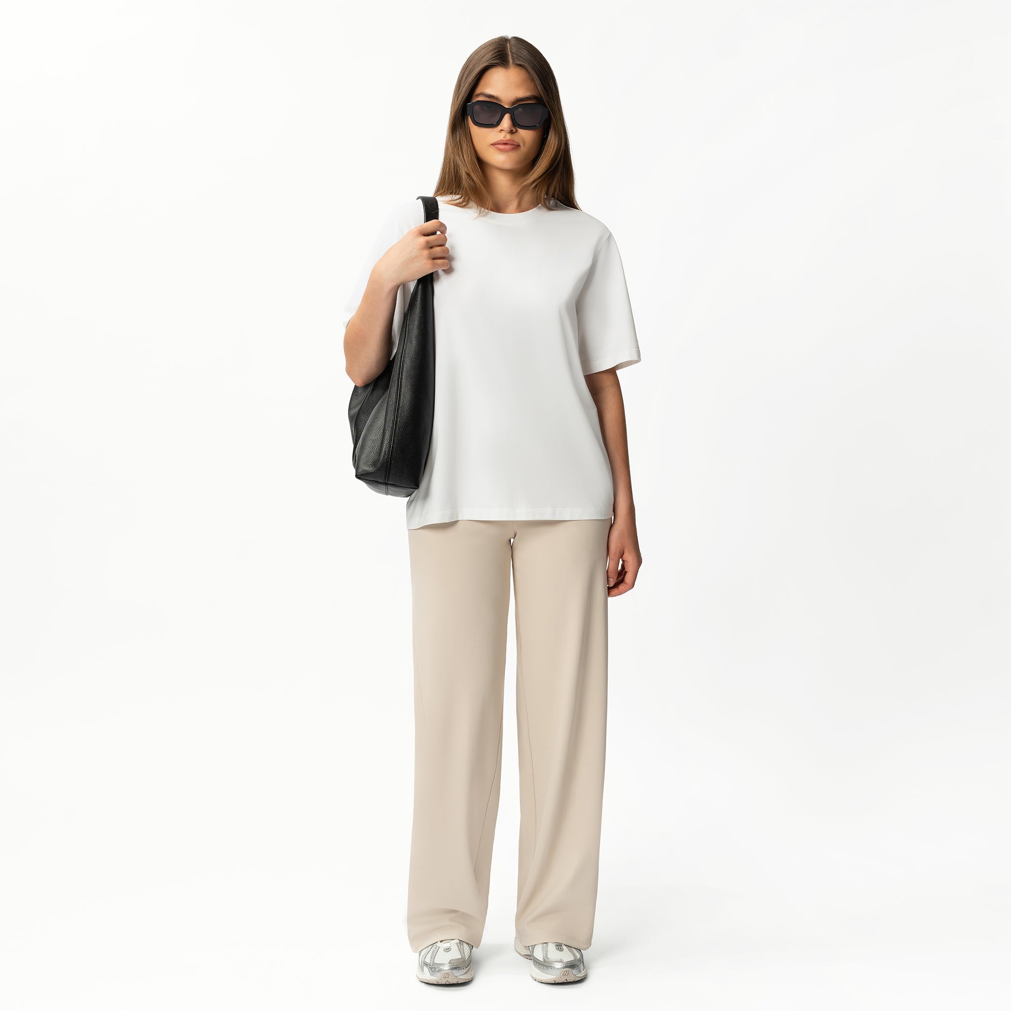 Clara Spodnie w Stylu Relaxed Straight