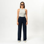 Clara Spodnie w Stylu Relaxed Straight