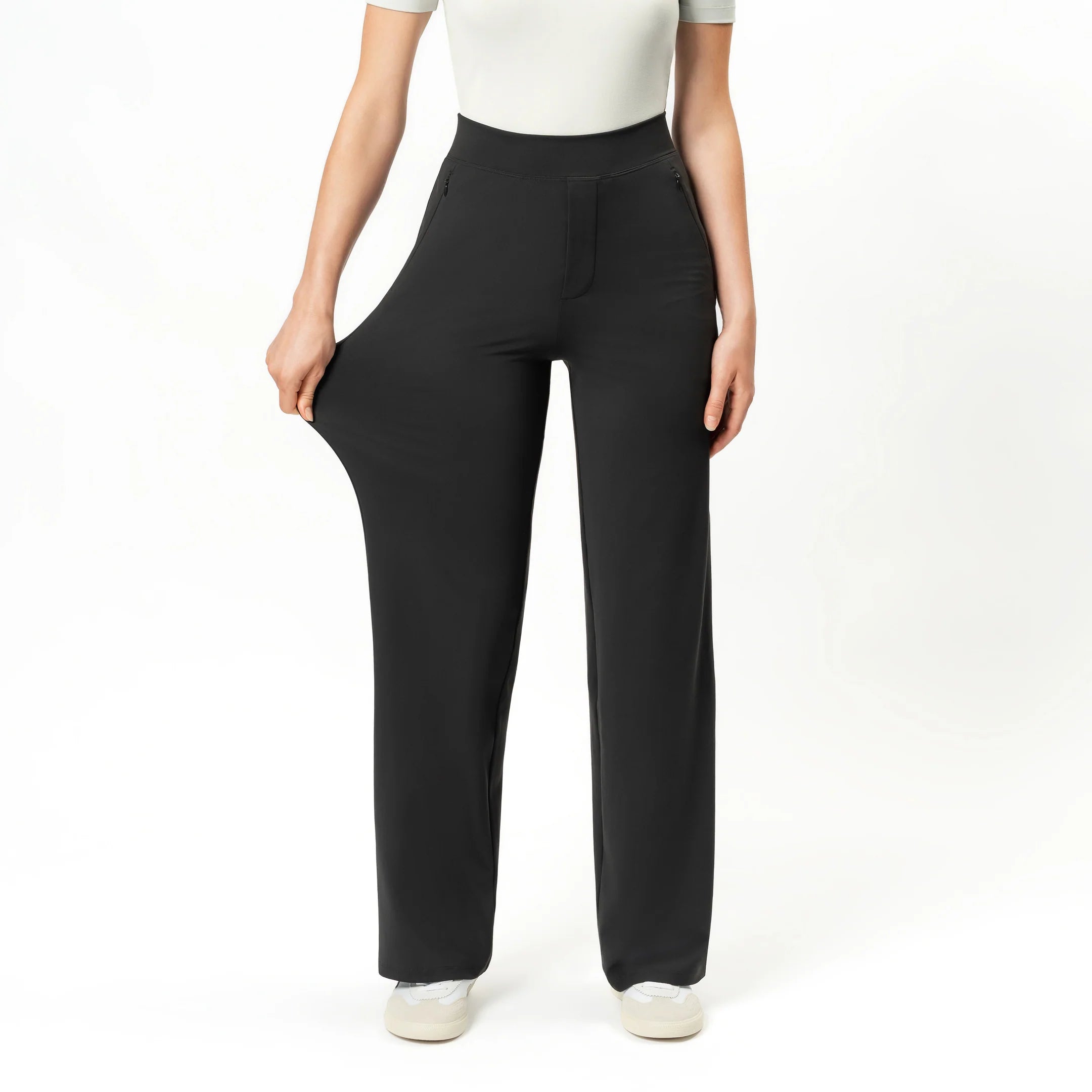 Clara Spodnie w Stylu Relaxed Straight