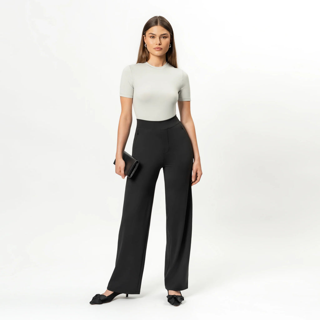 Clara Spodnie w Stylu Relaxed Straight