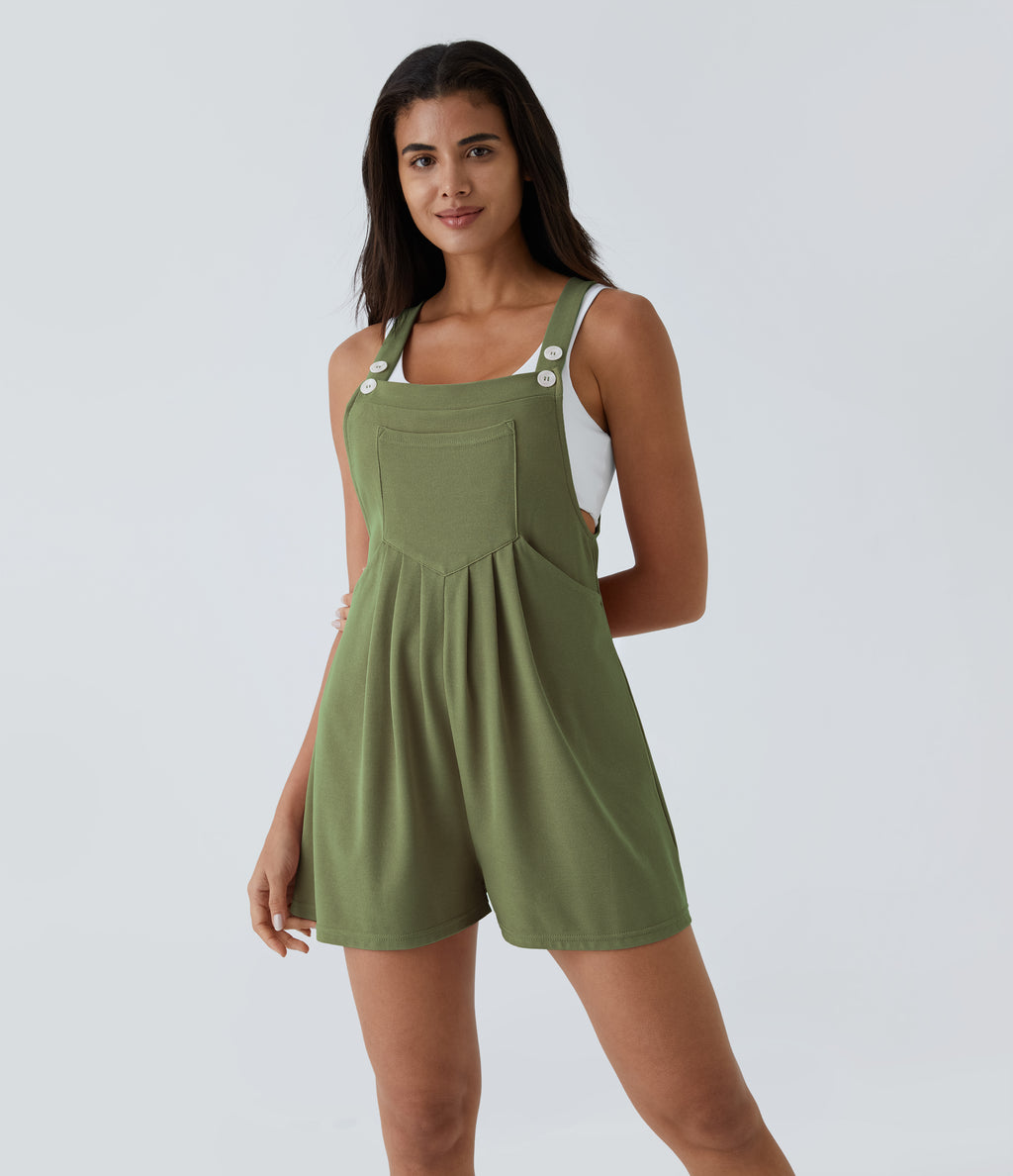 Clara Casual Short Overalls