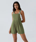 Clara Casual Short Overalls