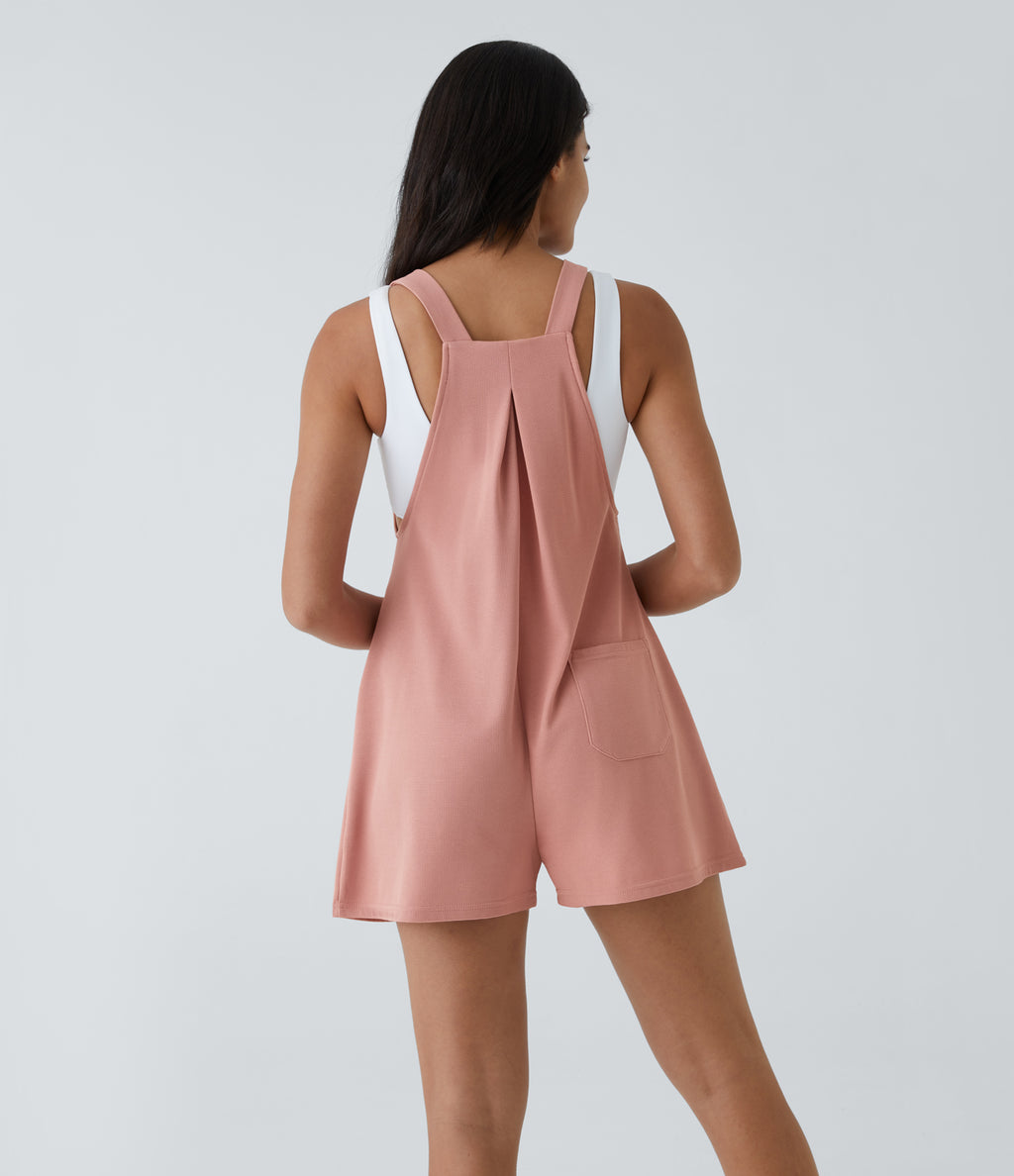 Clara Casual Short Overalls