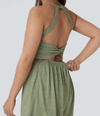 Kombinezon Harem Open Back