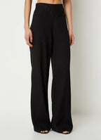 Spodnie High Waist Wide Leg z cekinami