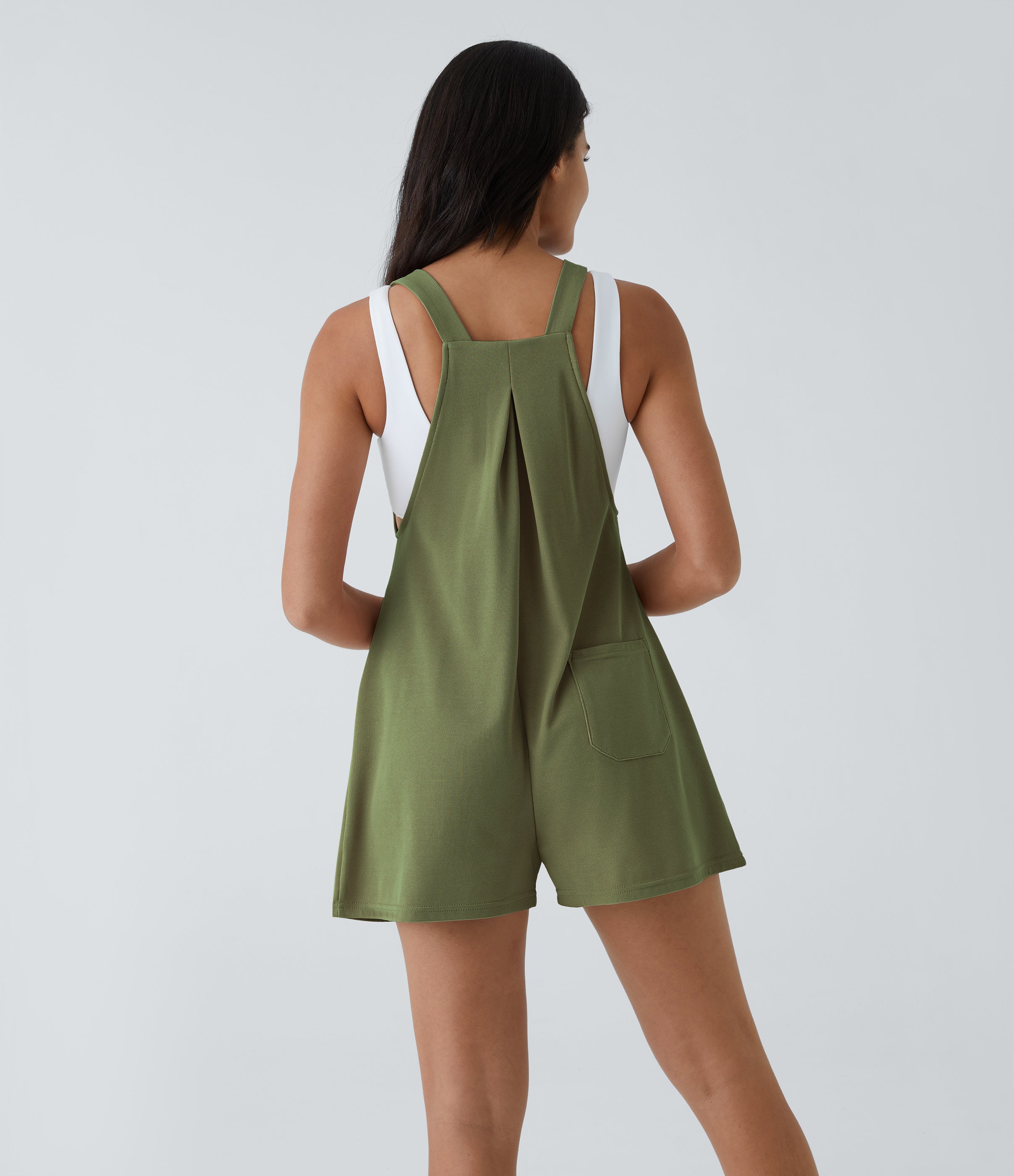 Clara Casual Short Overalls