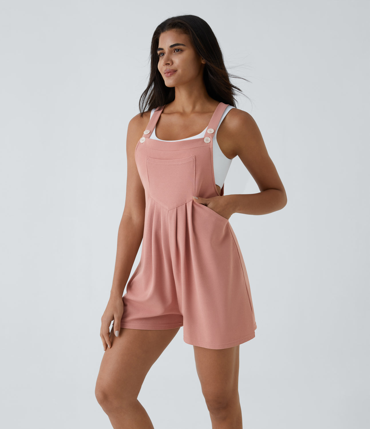 Clara Casual Short Overalls