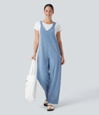 Clara Denim Overalls