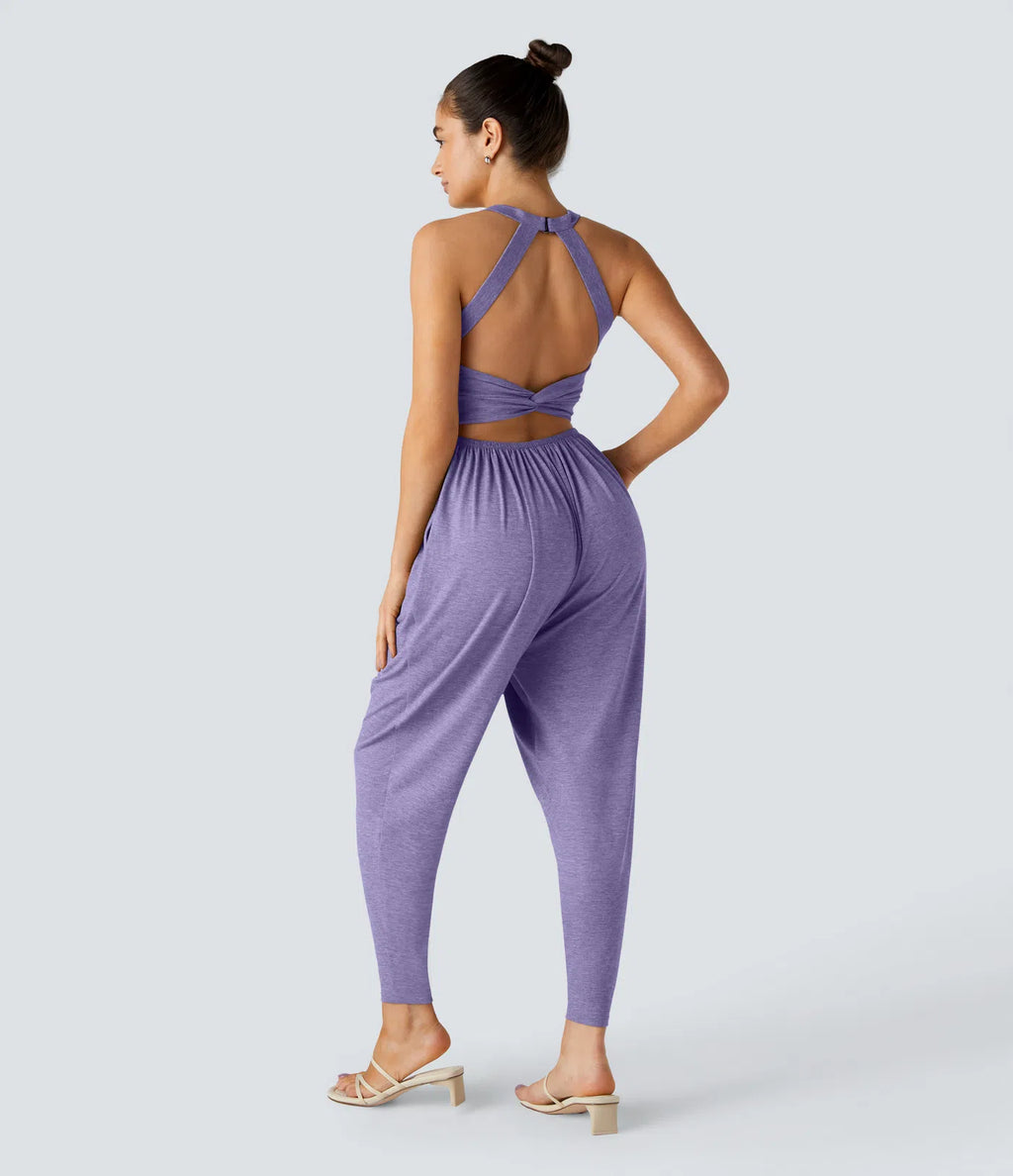 Kombinezon Harem Open Back