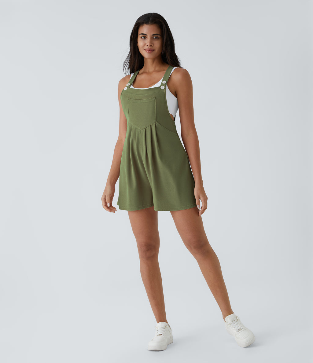 Clara Casual Short Overalls