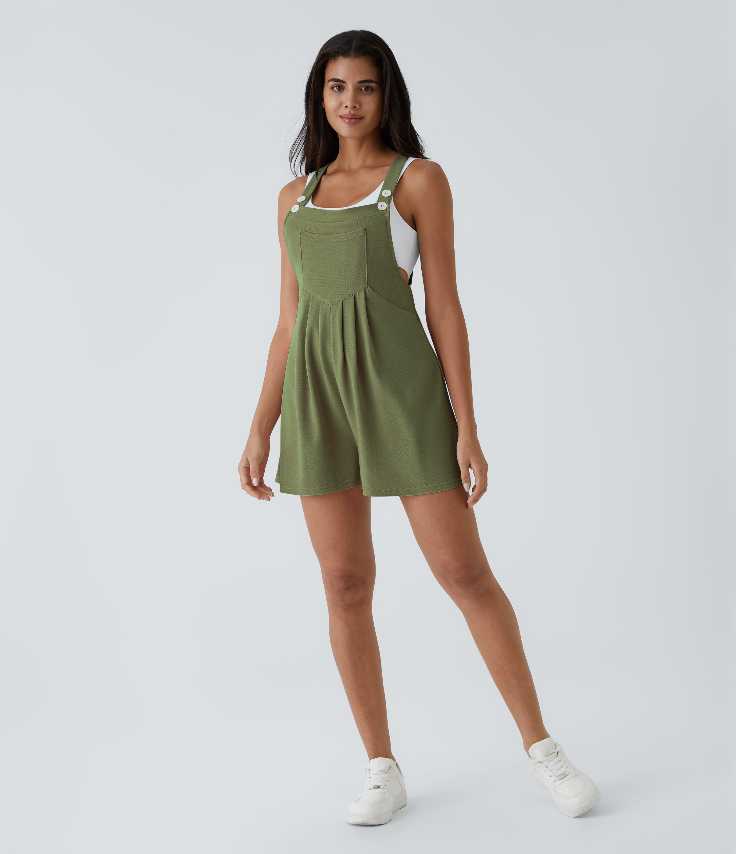 Clara Casual Short Overalls
